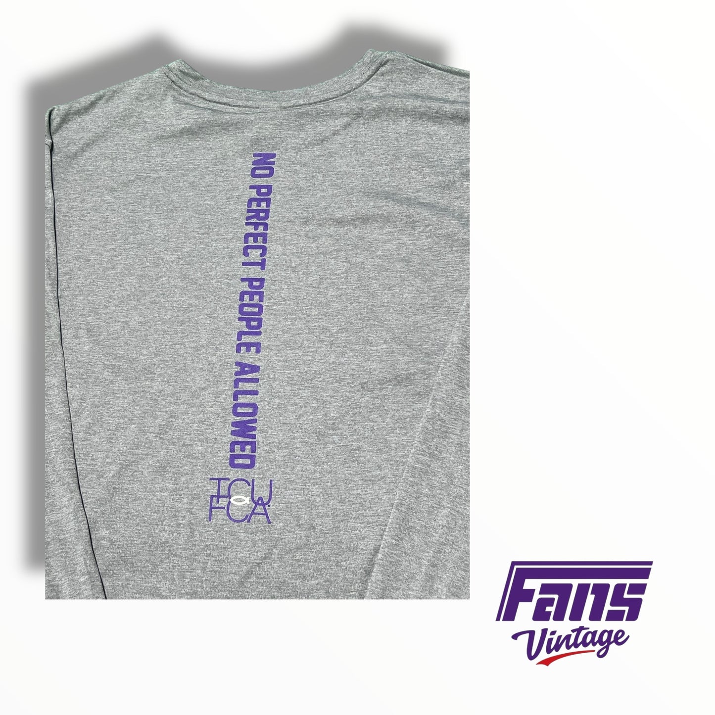 TCU FCA “No Perfect People Allowed” Long Sleeve Shirt