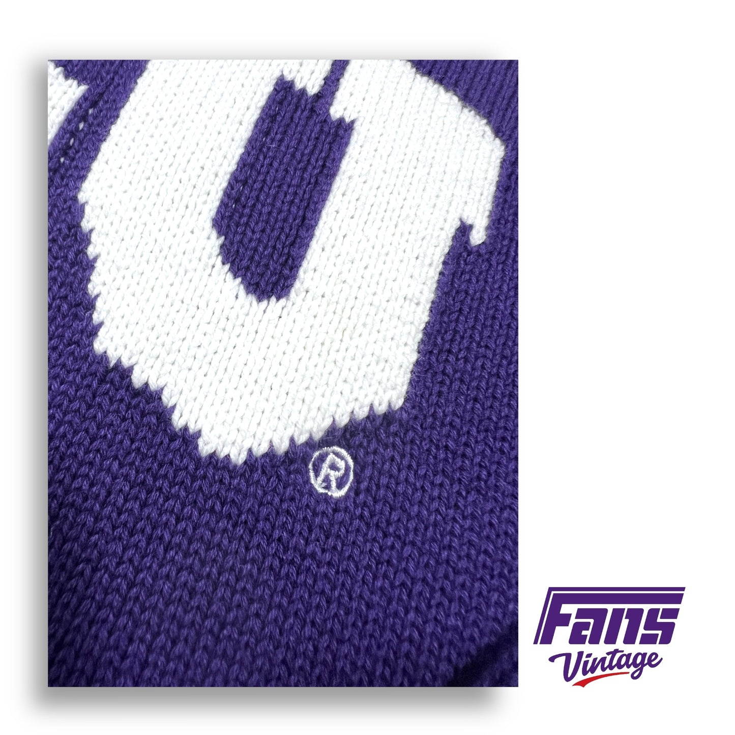 Vintage Throwback Designer Knit TCU Sweater by HillFlint