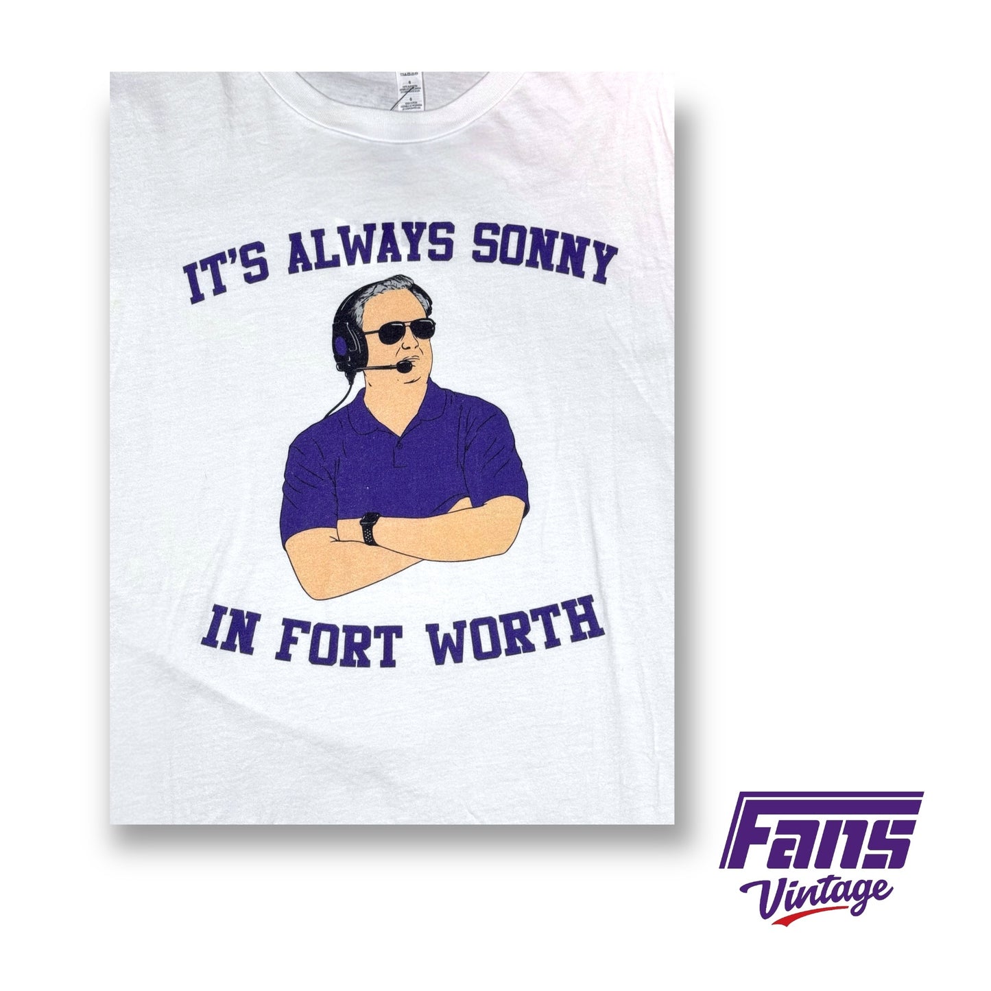 Barstool TCU "It's Always Sonny In Fort Worth" Natty Season Graphic Tee - Player Issued