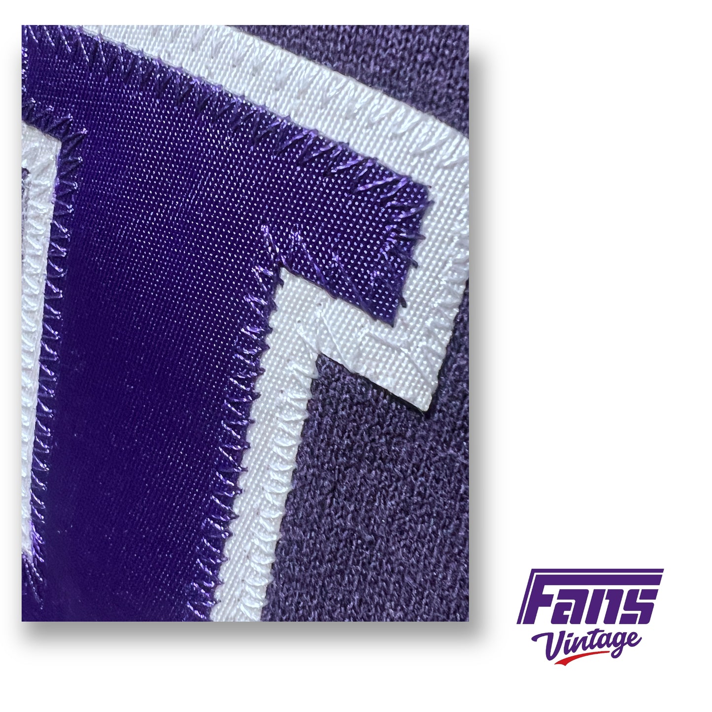90s Vintage TCU Alumni Crewneck Sweater - Beautiful Purple Satin logo patches!