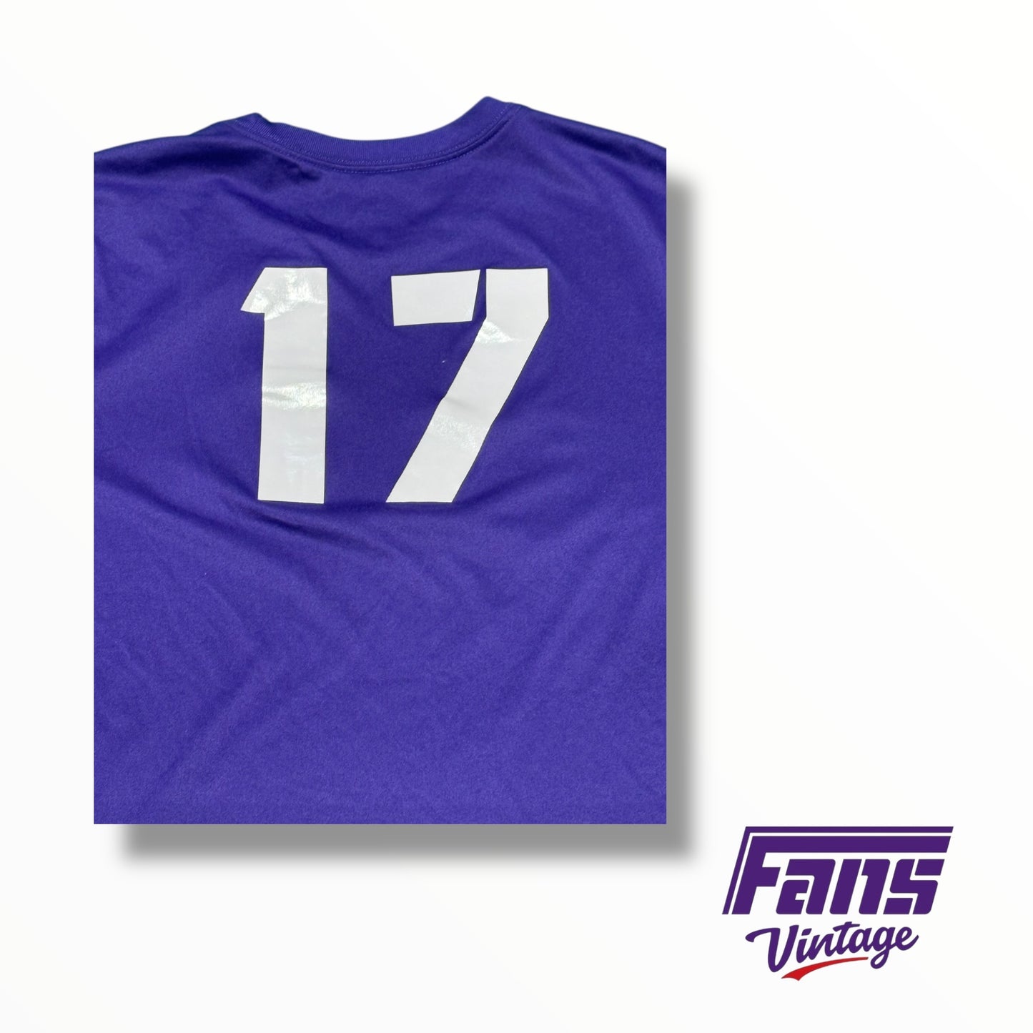 TCU Nike Horned Frogs Team Issued Baseball Retro Script T-Shirt