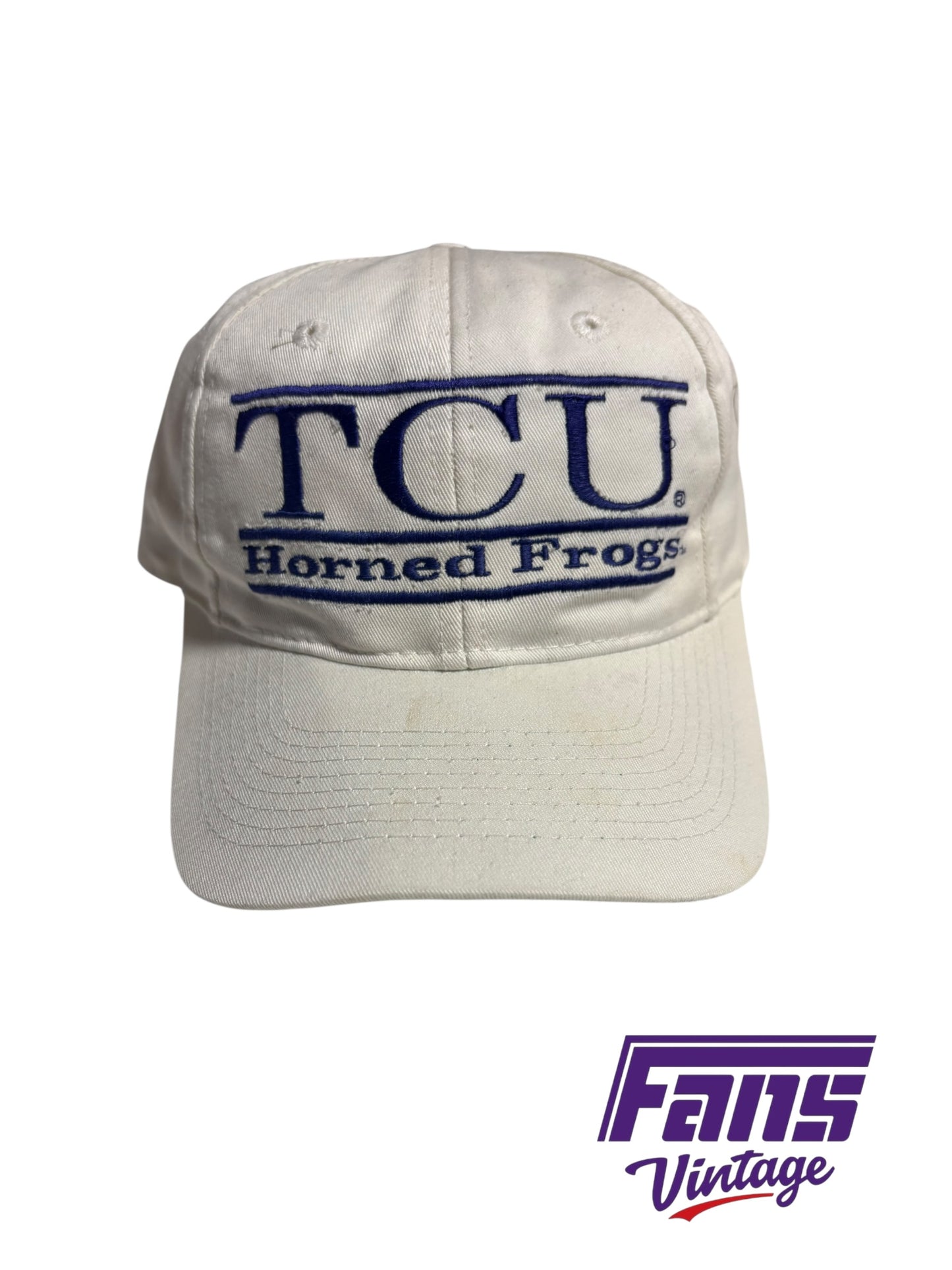 TCU vintage ‘The Game’ Early Edition Split Bar logo snap back hat