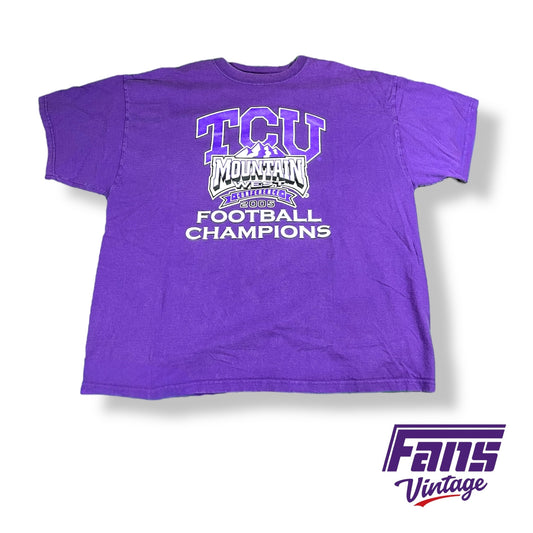 Vintage TCU Mountain West football champions shirt