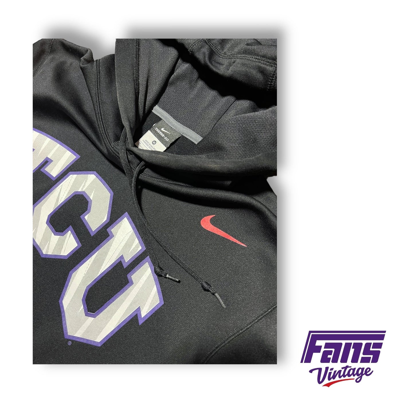 RARE TCU Football Original 2013 Nike Team “Spit Blood” Colorway Hoodie