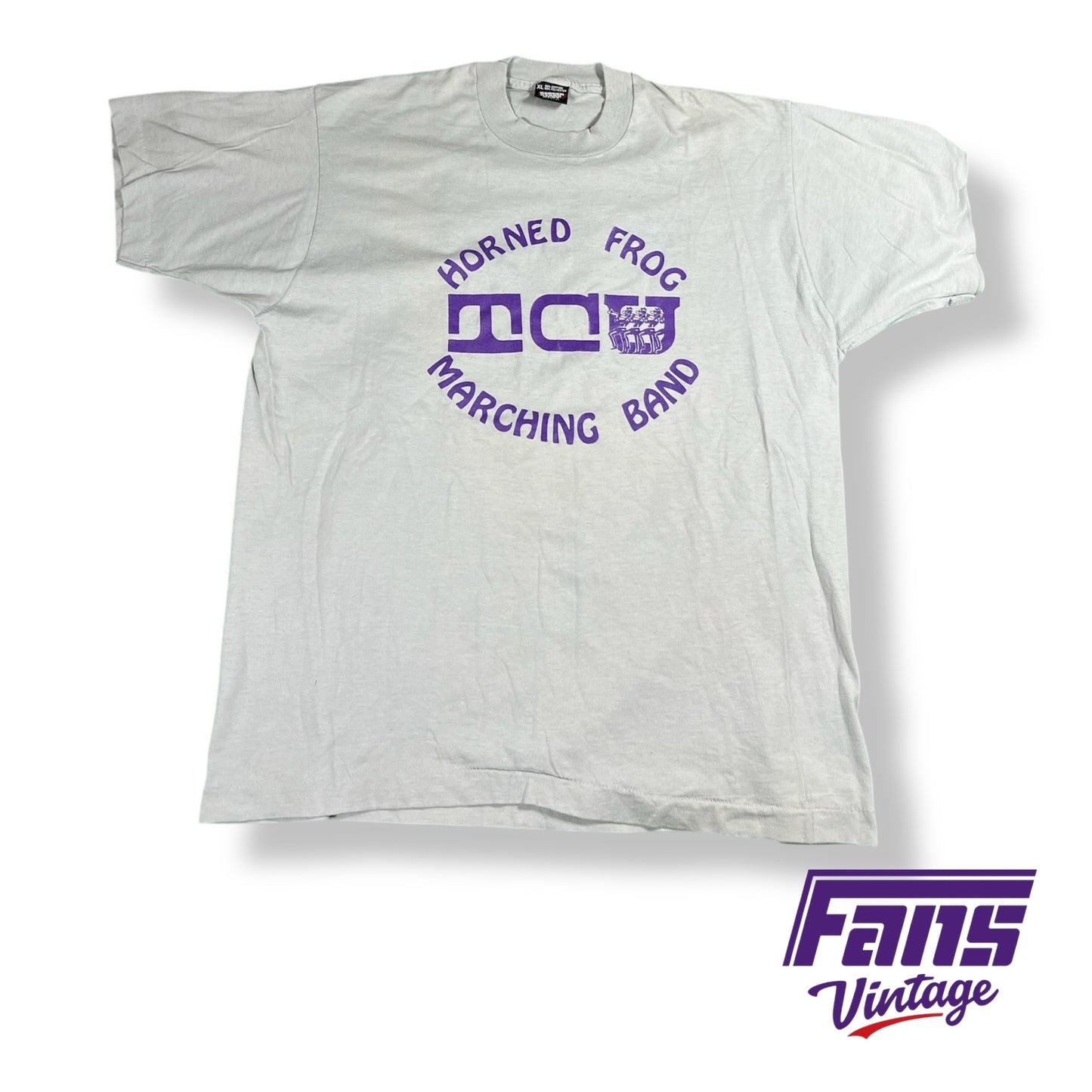 1980s Vintage TCU marching band T-shirt