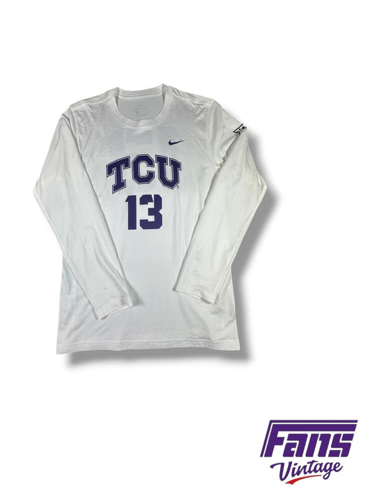 Rare! TCU women’s basketball player issue long sleeve shirt