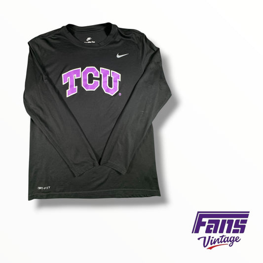 TCU Nike Team Issued Women’s Long Sleeve Training Shirt