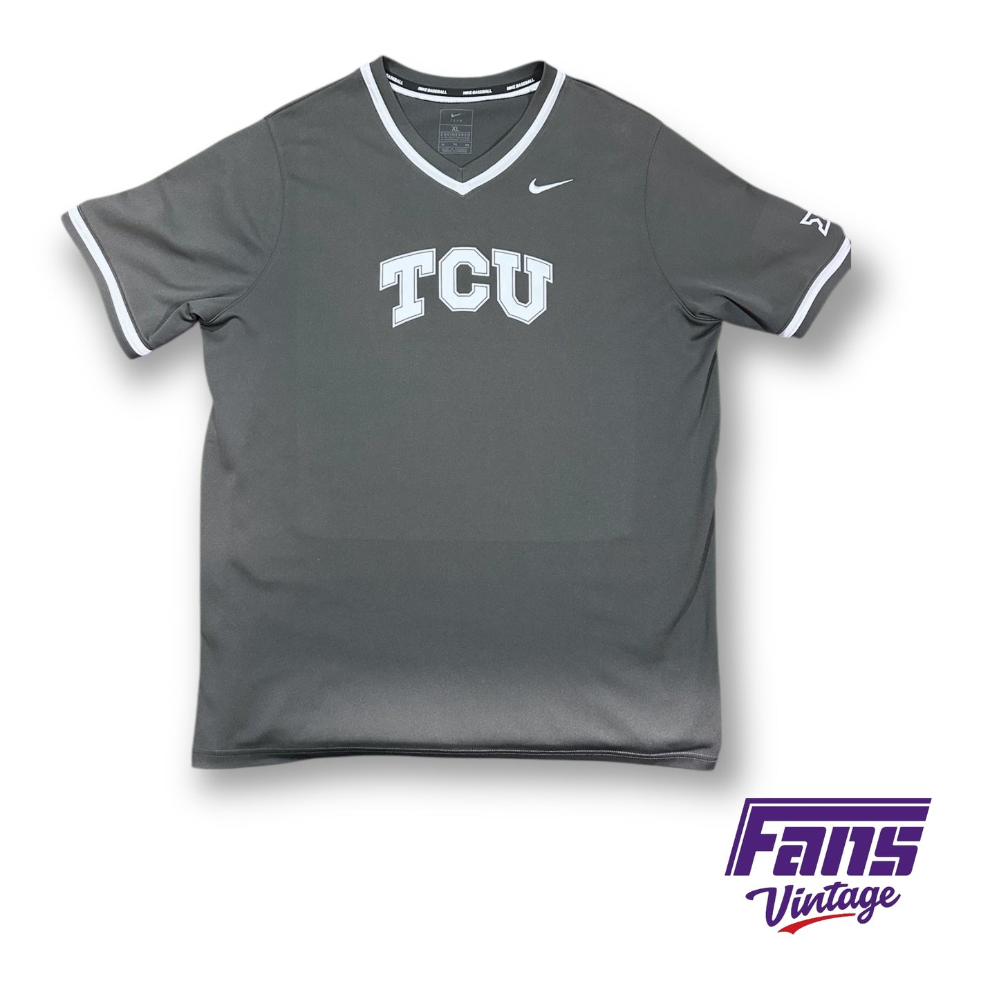 2022 TCU Baseball Game Worn Jersey - CWS Season Practice Jersey!