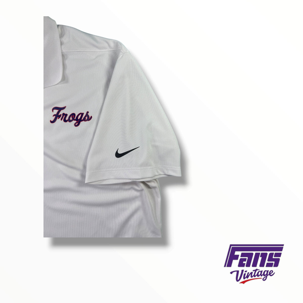 TCU Baseball College World Series Team Issued Spitblood Frogs Polo ...