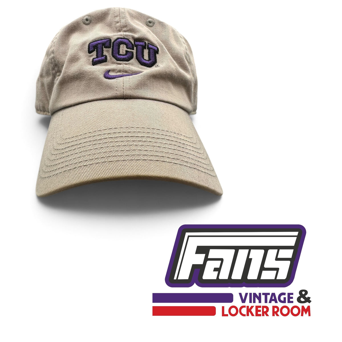 TCU Team Issued Nike Khaki Dad Hat
