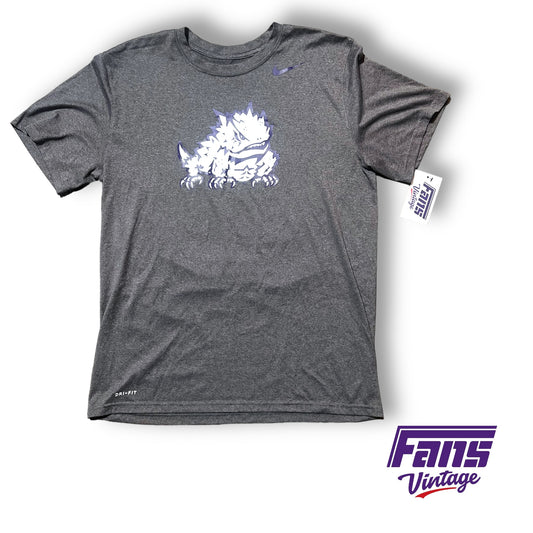 Nike TCU team issued dri-fit tee - Giant Horned Frogs logo