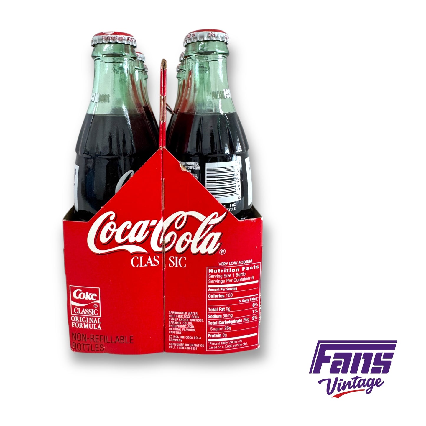 WOW! TCU Football 1998 Season Commemorative Coca-Cola 6 Pack - New & Intact Set from former AD!