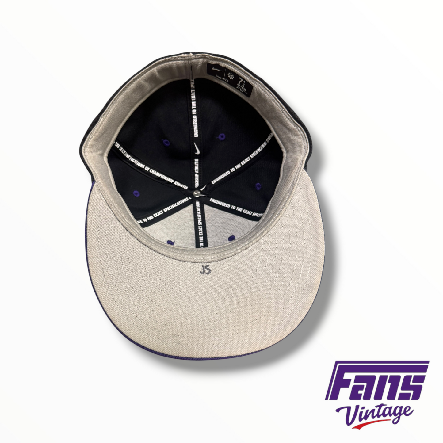TCU Baseball Team-Issued Nike On-Field Fitted Hat