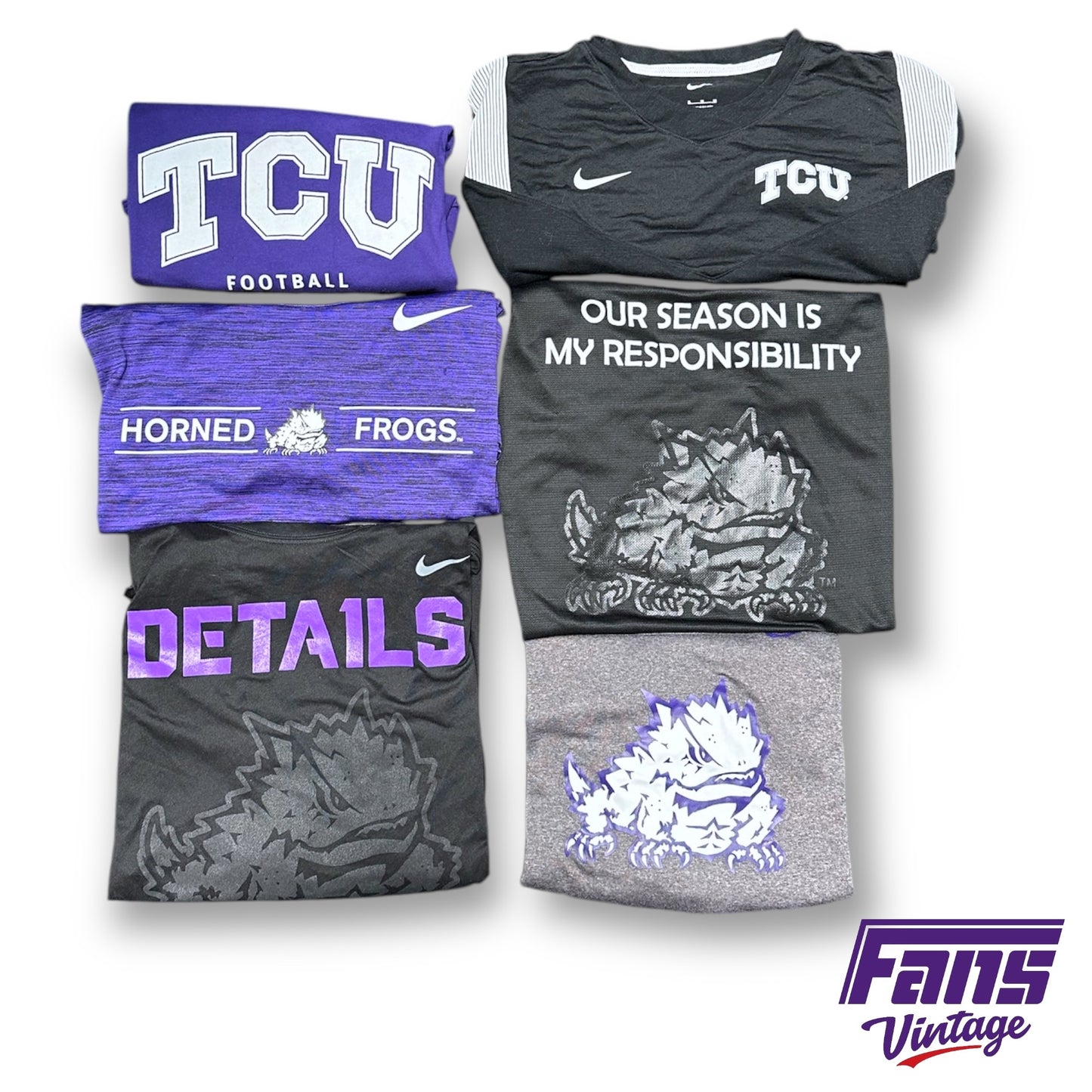 Insane! 2022-23 TCU Football CFP Bundle! Ultra Rare Player-Only Items!