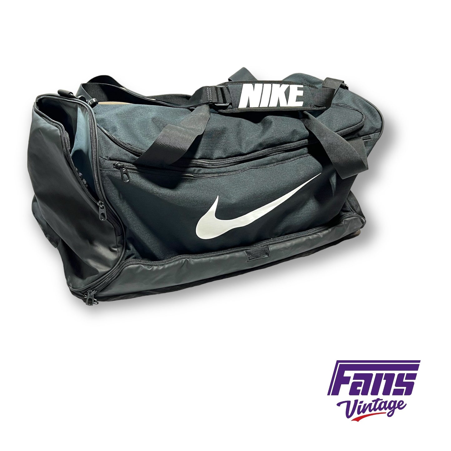 TCU Basketball Team Issued Nike Brasilia Training Duffel Bag