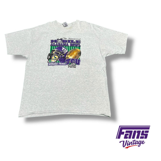 RARE! Vintage 1999 TCU Mobile Alabama bowl Tee - LT Era