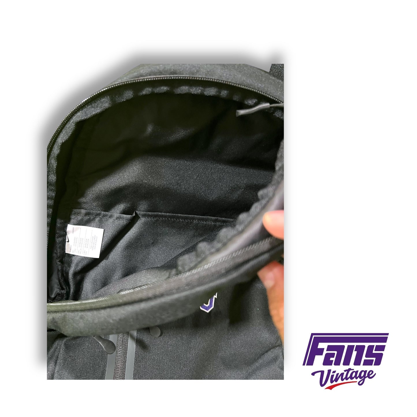 TCU Team Issue Nike Sportswear Blackout Backpack - Original Tags