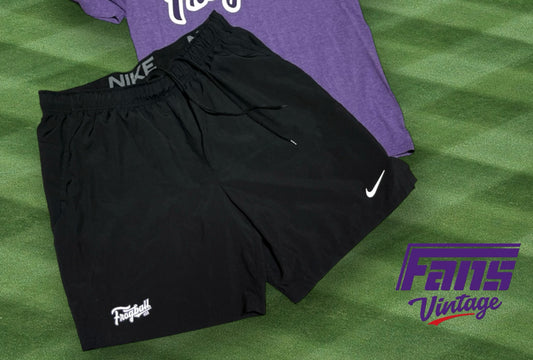 TCU Baseball player-issue “Frogball” Nike workout shorts