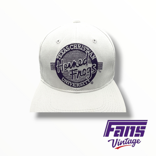 TCU Vintage Throwback ‘The Game’ Circle Logo SnapBack Hat