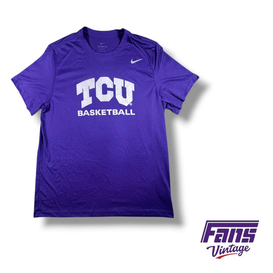 TCU Nike Team Issued Premium Player Issued Basketball Training Tee