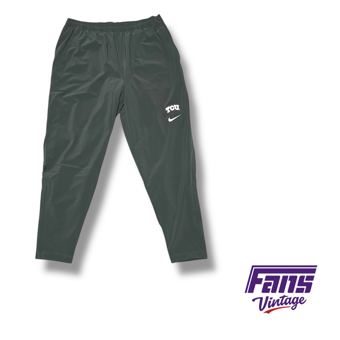 TCU team issued Nike training & travel pants - Matte material with tapered legs