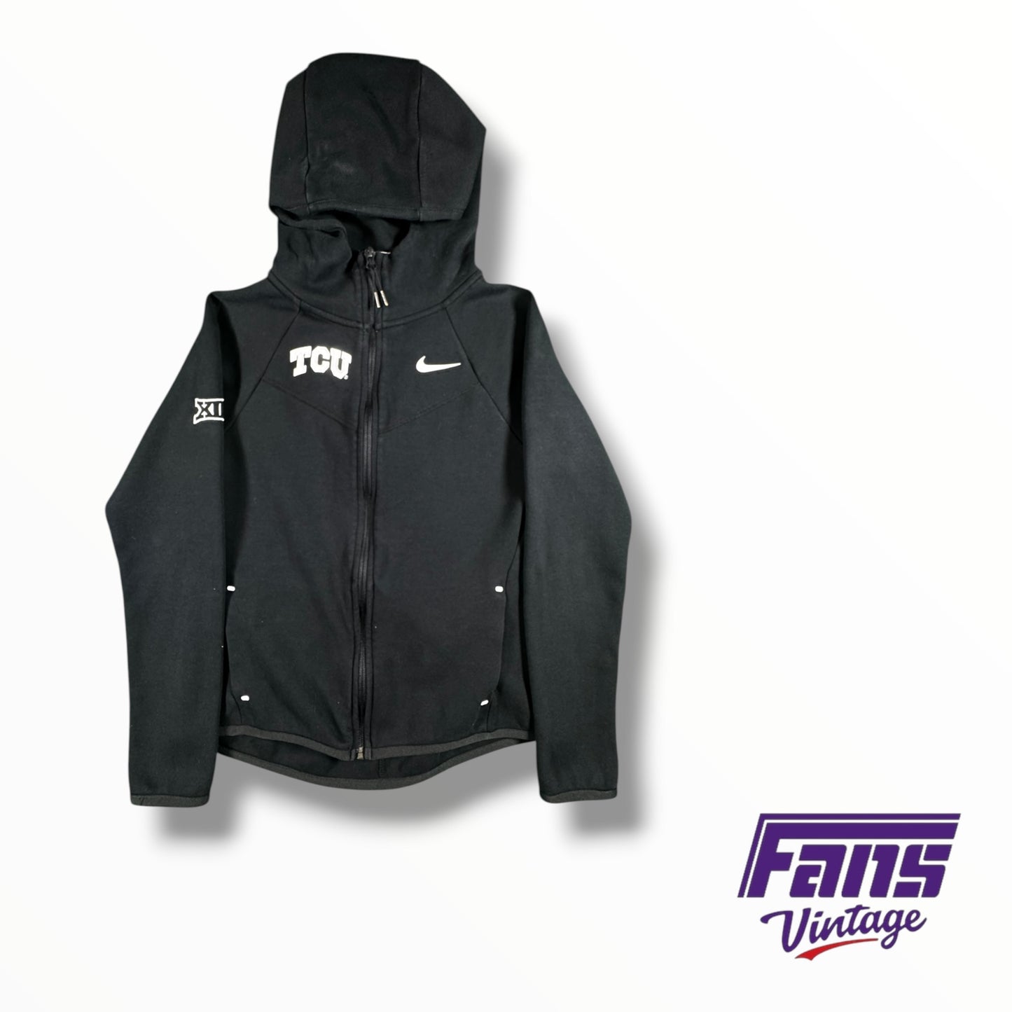 TCU Team Issued Women’s Custom Nike Tech Blackout Travel Jacket