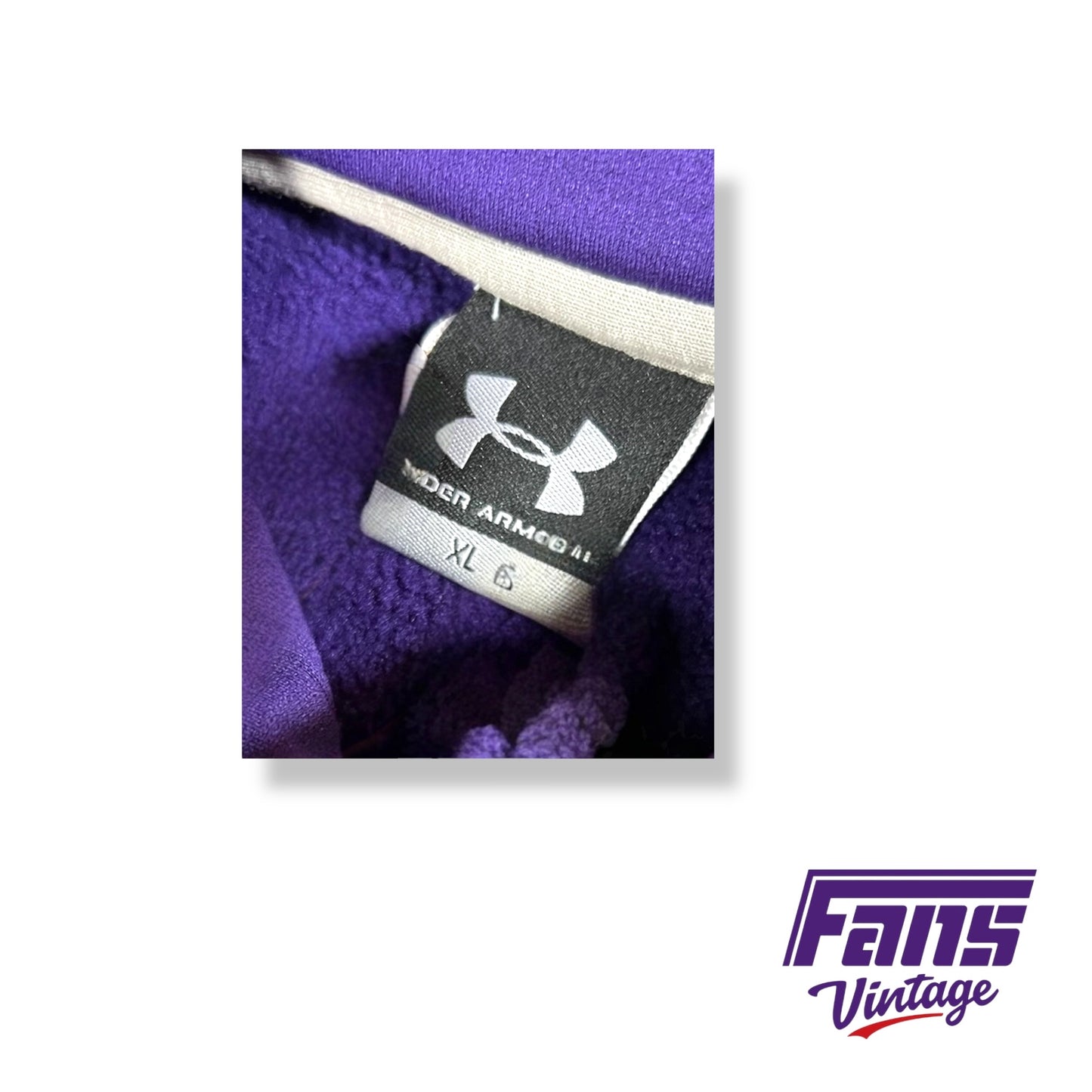 TCU Football Vintage 2010 Fiesta Bowl Hoodie by Under Armour - Like new!