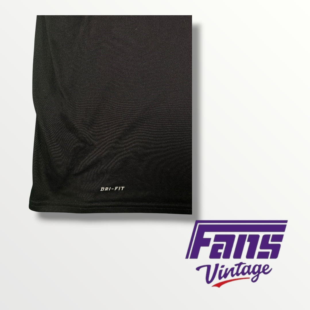 TCU Football Nike Tee with Helmet Detail
