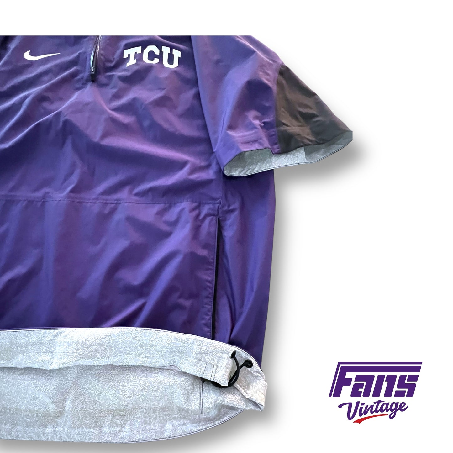 Wow! TCU Baseball Coach Schloss 2017 Team Exclusive Nike Premium Dugout Jacket - Perfect Condition!