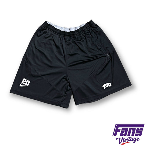 TCU Baseball Team Issue Nike Training Shorts - Black