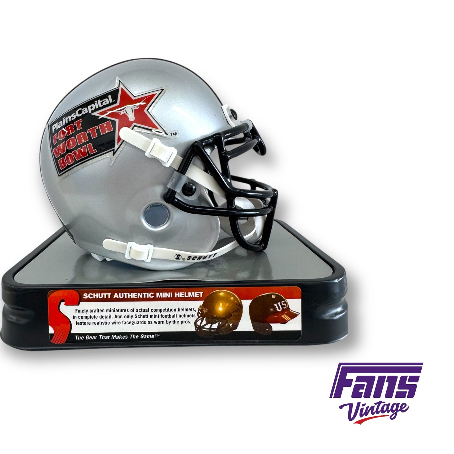 Fort Worth Bowl Commemorative Mini Helmet in original packaging!