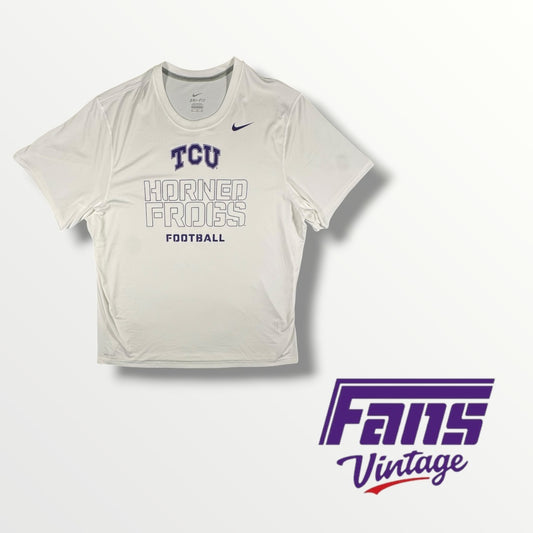 TCU Horned Frogs Team Issued Football Dri-Fit Tee
