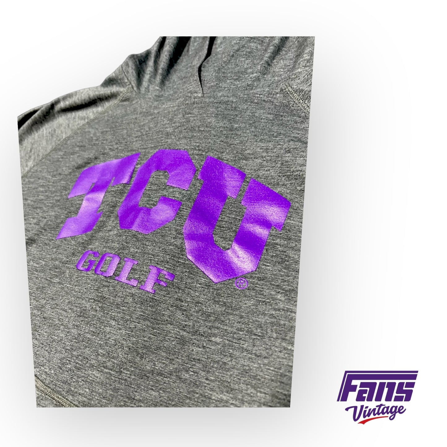 TCU Golf Team Exclusive custom super soft short sleeve T-shirt hoodie pullover