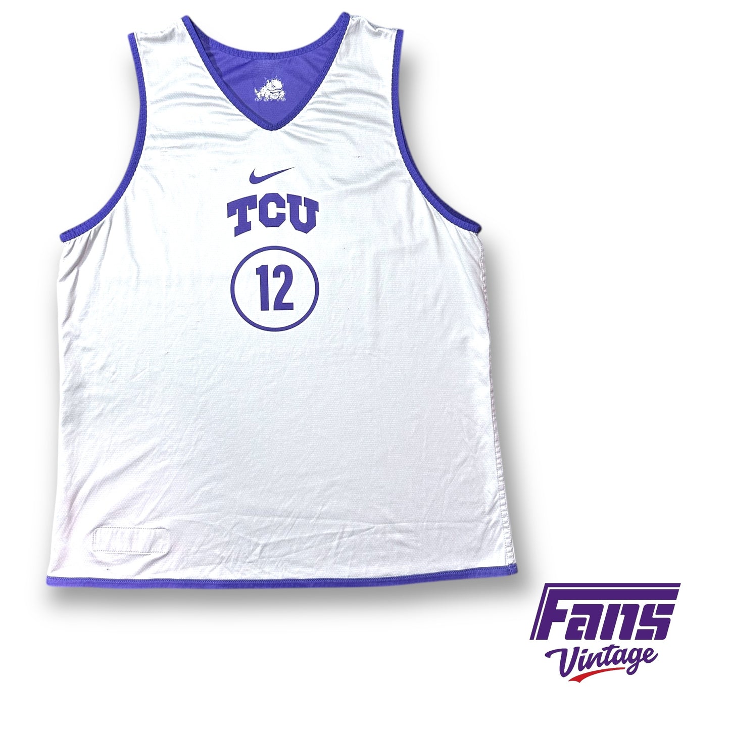 Team Issue Nike TCU Basketball Practice Jersey