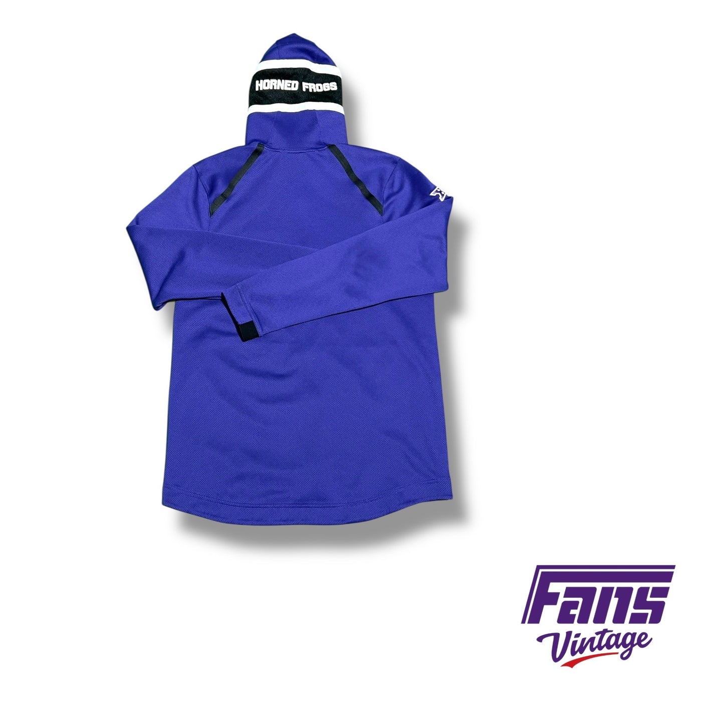 Nike TCU men’s basketball team issued full zip player sideline jacket with sick details!