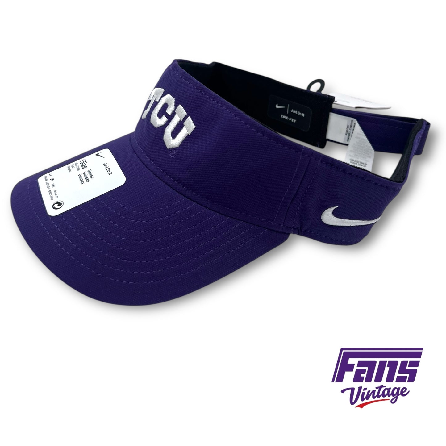 TCU Football Team Issue Coach's Sideline Visor - New!