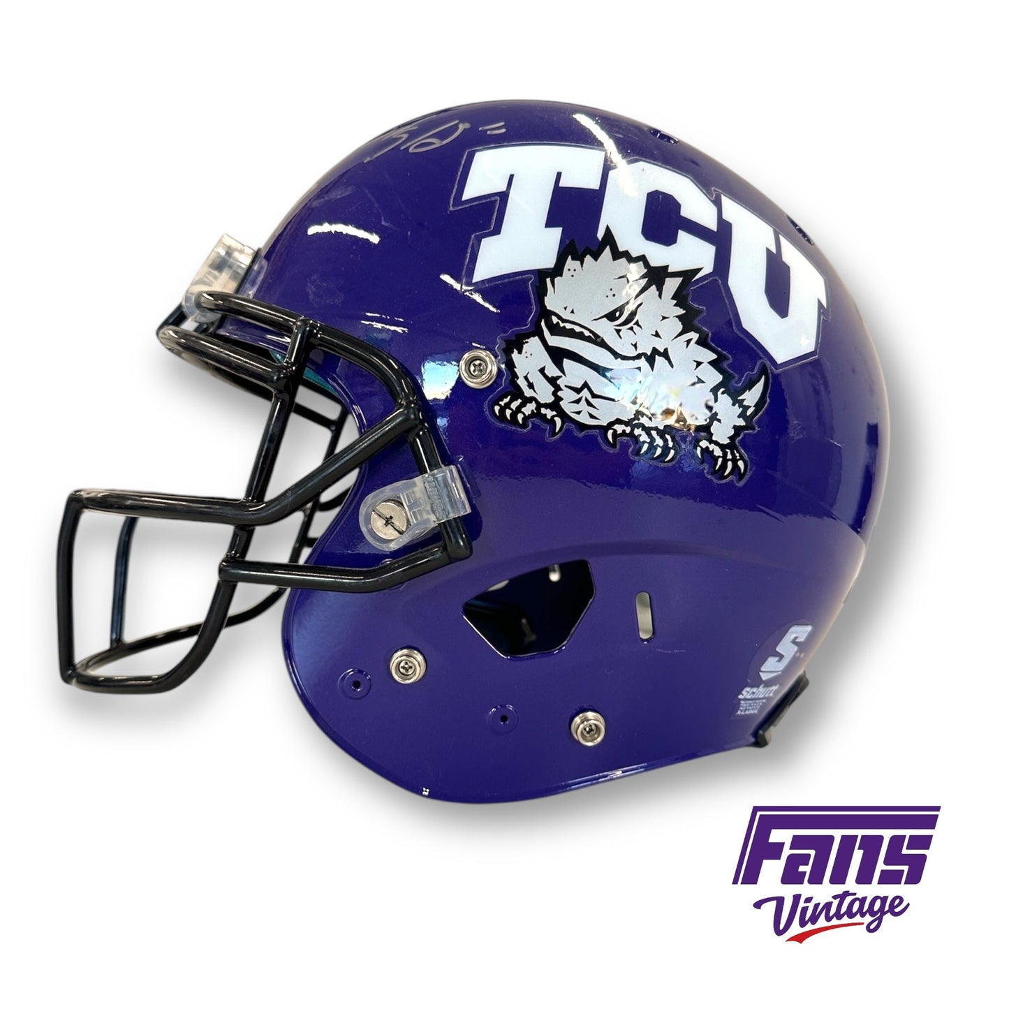 Gary Patterson Autographed 2019 Team Issue TCU Football Helmet