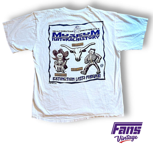 GRAIL Vintage TCU 90s SWC “Museum of Natural History” UT Texas Tech Aggie Smack Talk Shirt