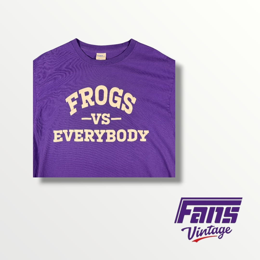 TCU Purple “Frogs vs Everybody” T-Shirt