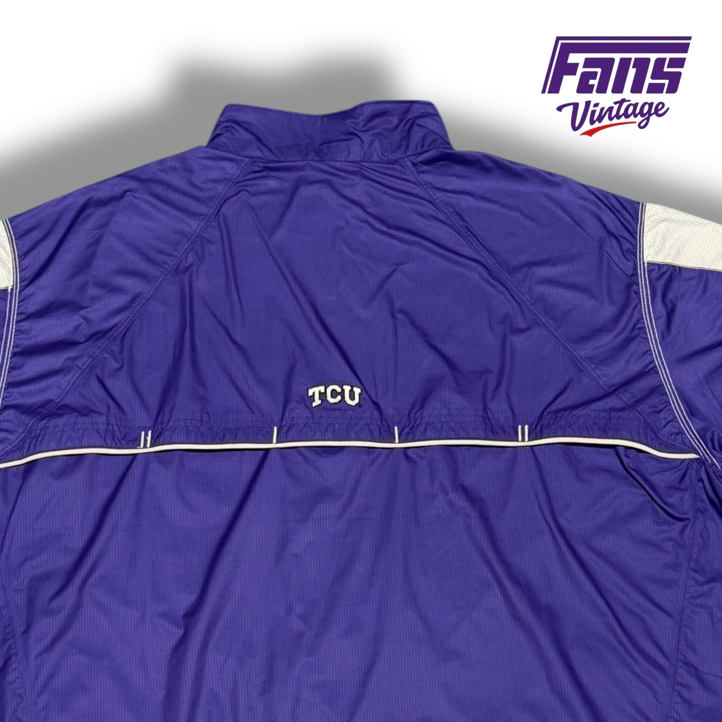 Vintage Nike TCU Y2K Era Quarter Zip - RARE Storm Fit Windbreaker
