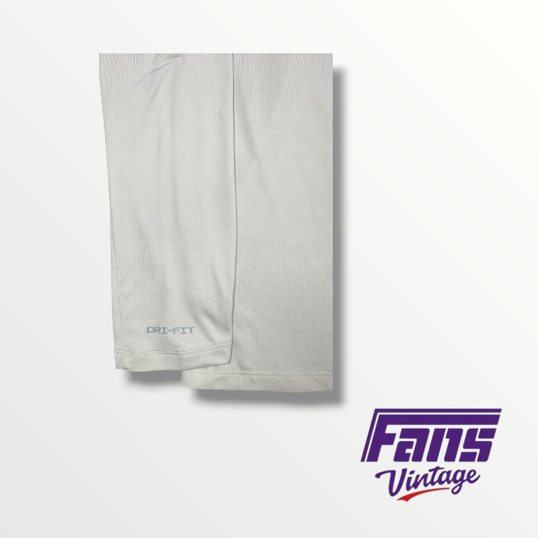TCU Team Issued Nike Quarter Zip with Chrome Frog Logo