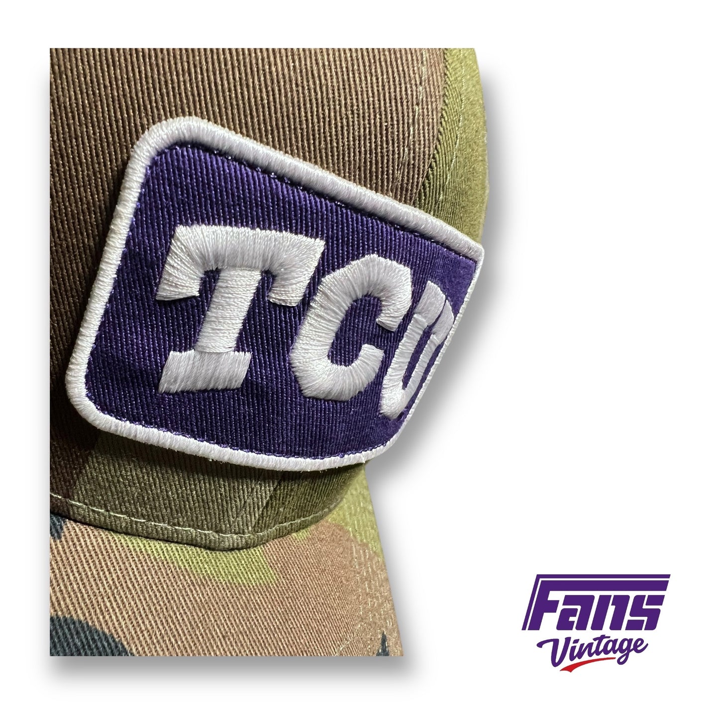 TCU Football Team Issued Nike Salute to Service Camo Trucker Hat - New!