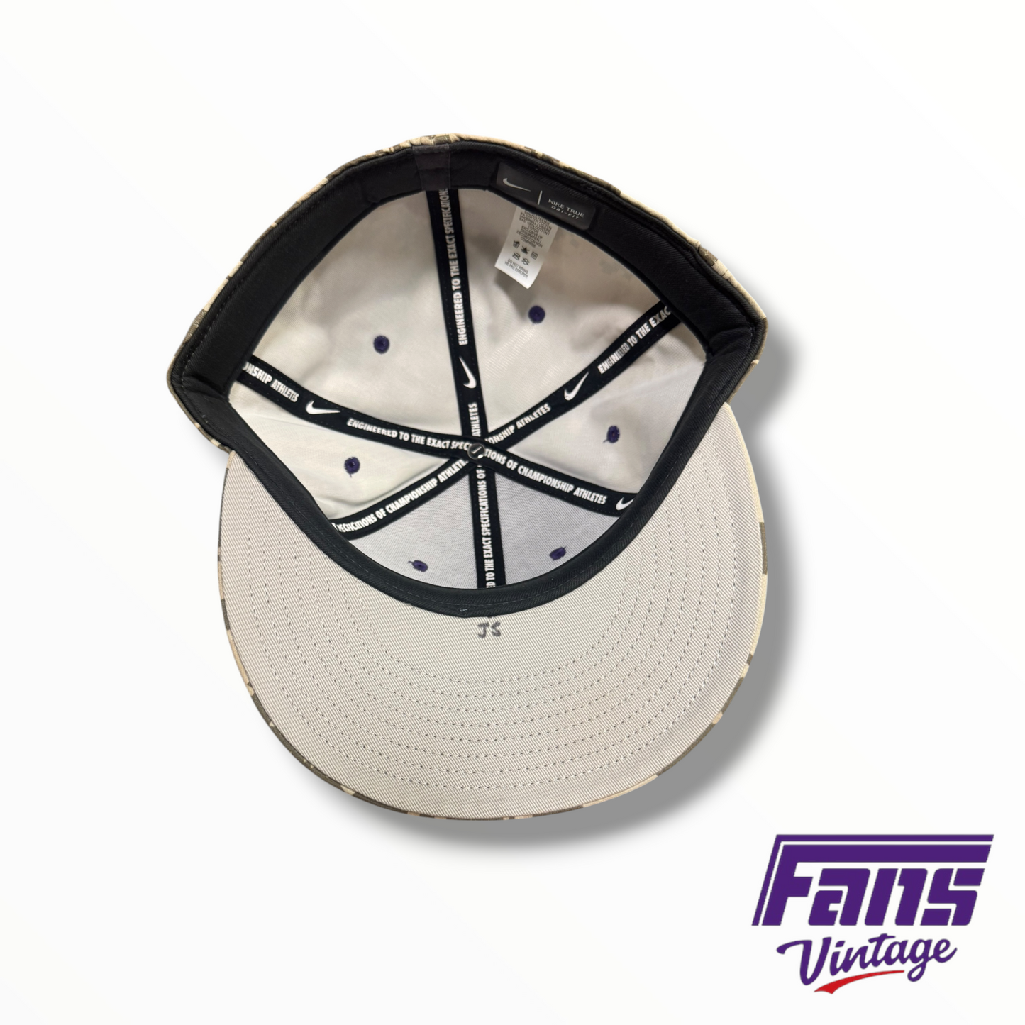 TCU Baseball Team-Issued Nike Frogball Snapback Hat