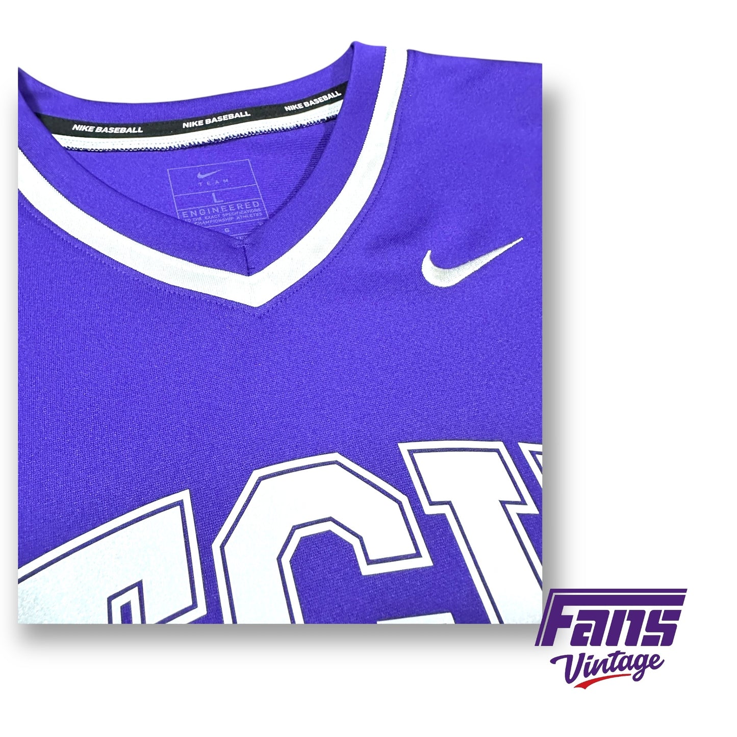 2022 TCU Baseball Game Worn Jersey - CWS Season Practice Jersey!