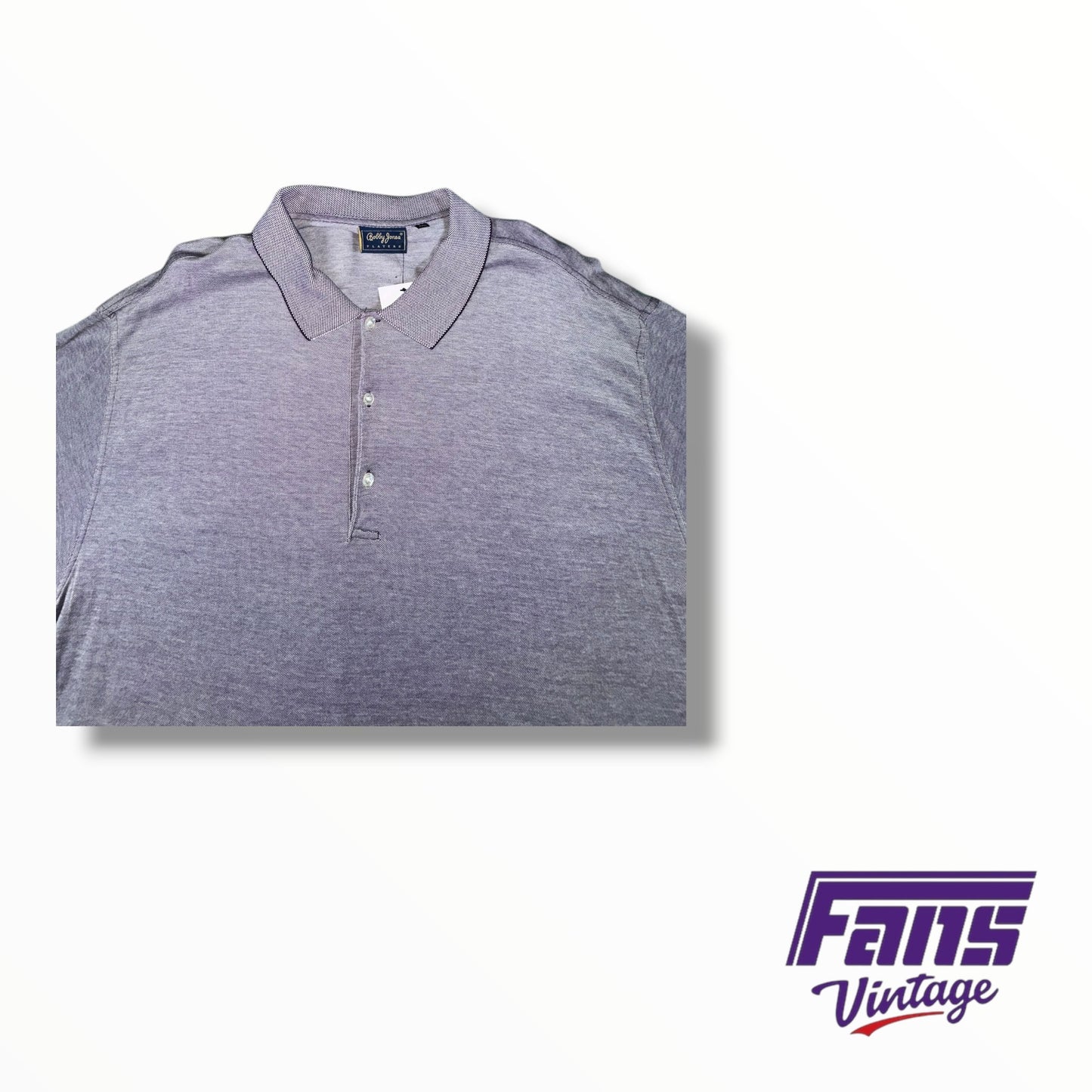 90s Vintage TCU Cotton Pique Throwback Style Premium Polo