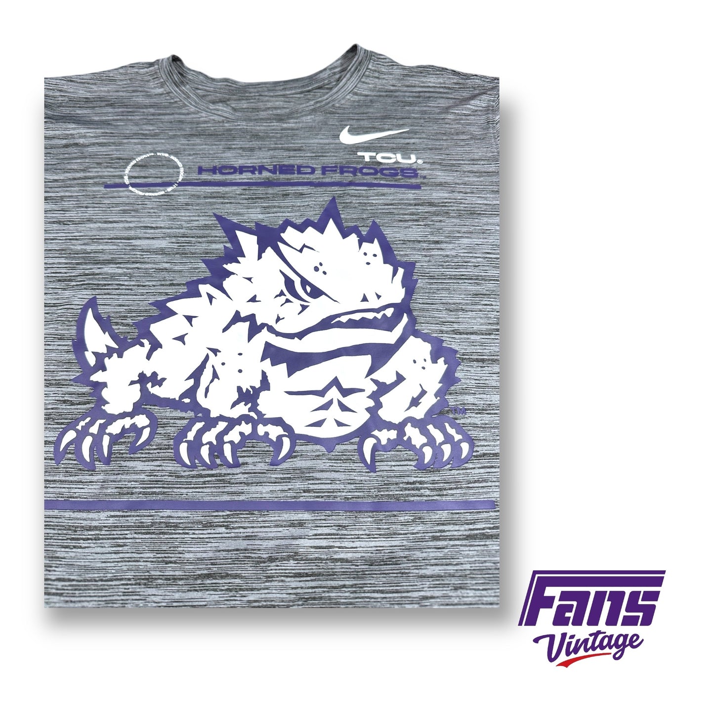 TCU Team Exclusive Nike Athletic Style Shirt - "Strong As Frogs" Custom