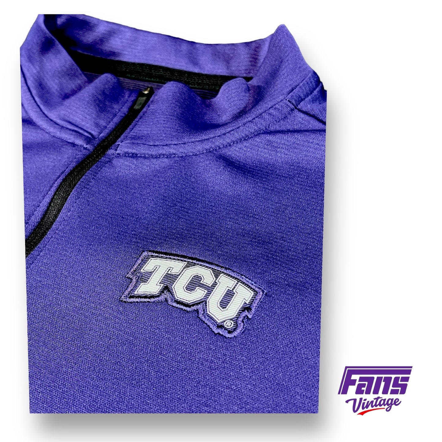 TCU team issue “Fear the Frog” Edition Woven Nike Quarterzip Pullover