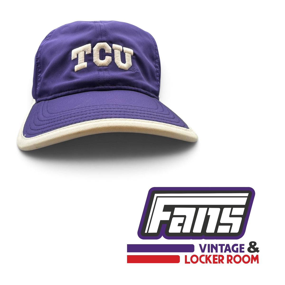 TCU Team Issued Nike Drifit Velcro Back Training & Tennis Hat