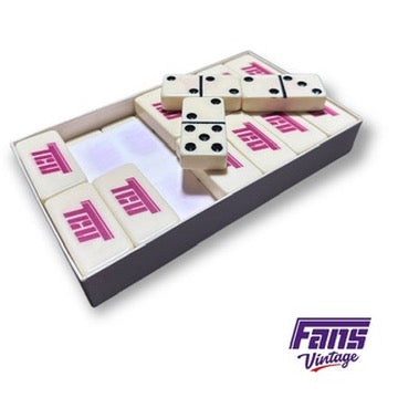 Vintage Flying T Logo TCU Domino Set