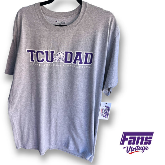 TCU Dad Champion Brand Tee